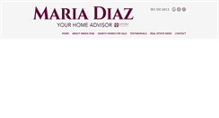 Desktop Screenshot of mariadiazrealestate.com